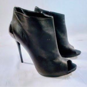 Alexander McQueen Black Booties